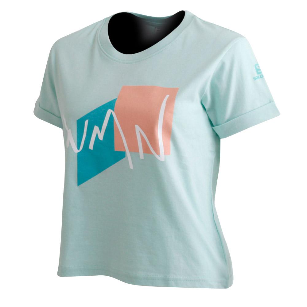 Salomon Singapore Womens T-shirts - WMN CROPPED TEE Multicolor | 46218-JGWF